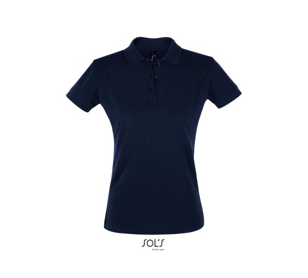 POLO DE TRAVAIL FEMME MANCHES COURTES 11347 FRENCH MARINE