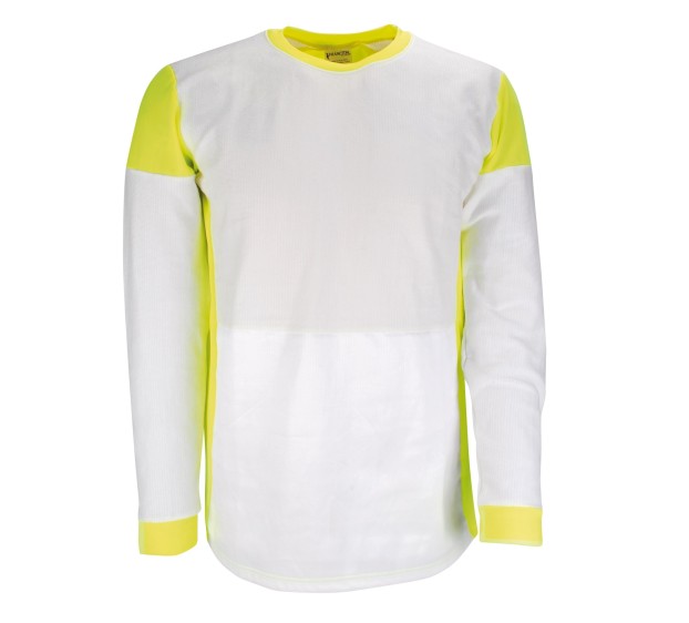 TEE-SHIRT ANTI-COUPURE BLANC/JAUNE