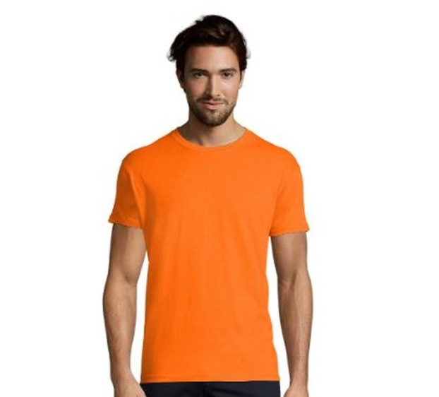 T-SHIRT DE TRAVAIL MANCHES COURTES 190 G ORANGE T. 4XL 