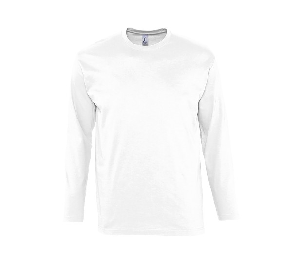 T-SHIRT DE TRAVAIL MANCHES LONGUES 150 G BLANC