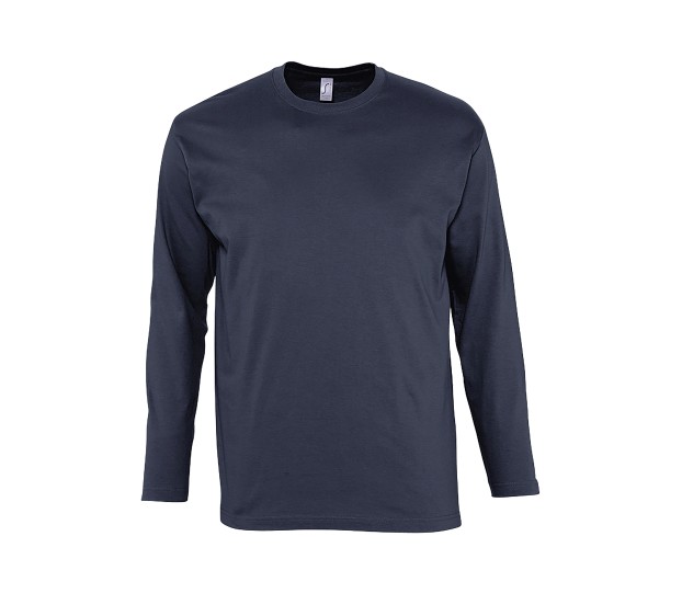 T-SHIRT DE TRAVAIL MANCHES LONGUES 150 G MARINE T. 3XL