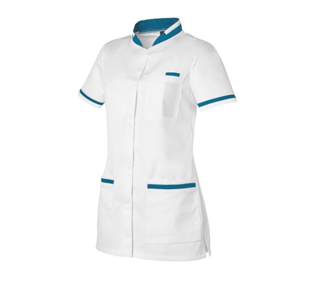 TUNIQUE INFIRMIÈRE FEMME ANGELE BLANC/BLEU HOPITAL