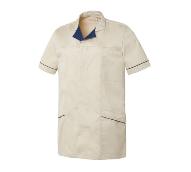 TUNIQUE PROFESSIONNELLE HOMME ALEXIS BEIGE/NAVY 