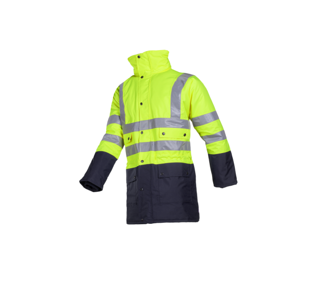 PARKA STORMFLASH JAUNE MAR. 200GR/M2 100% POL.JAUNE/MAR.TS