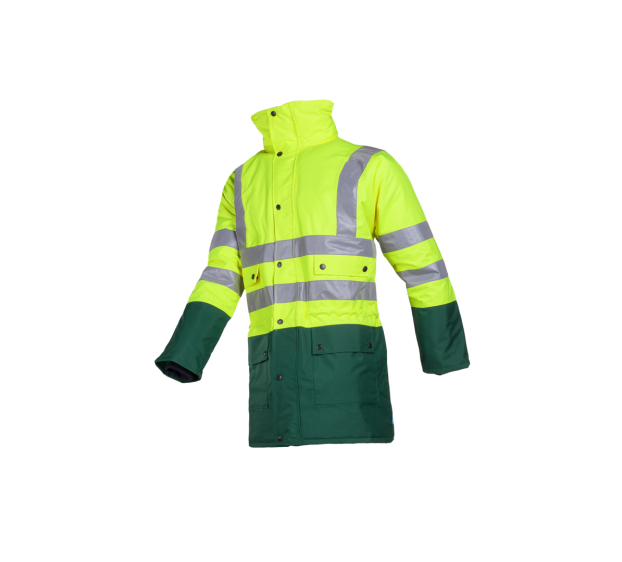 PARKA STORMFLASH O/MAR. 200GR/M2 100% POL.JAUNE/VERT T