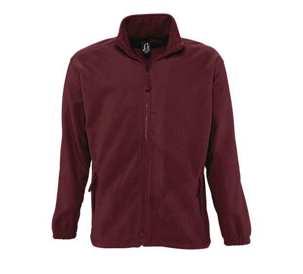 VESTE POLAIRE DE TRAVAIL HOMME BORDEAUX