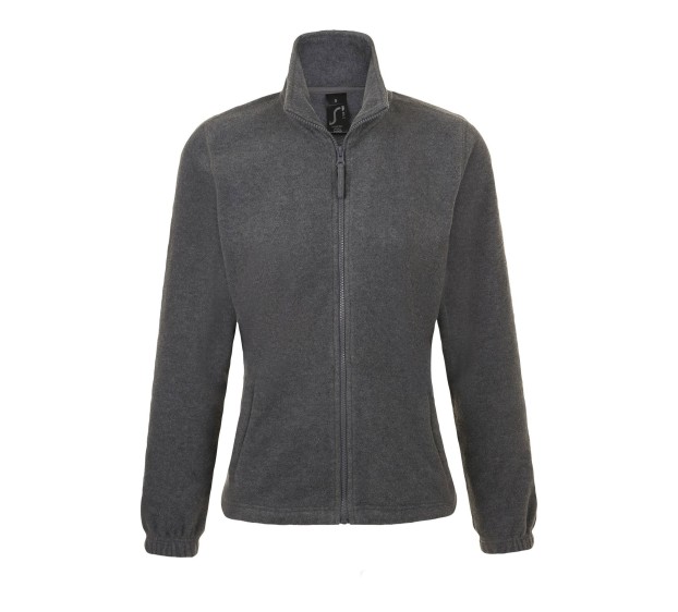 VESTE POLAIRE DE TRAVAIL FEMME GRIS CHINE