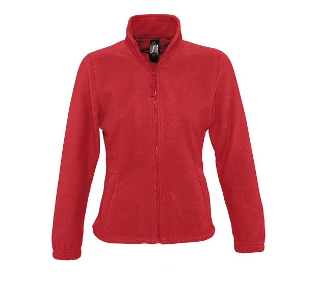 VESTE POLAIRE DE TRAVAIL FEMME ROUGE