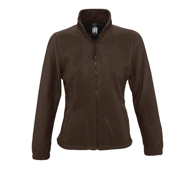 VESTE POLAIRE DE TRAVAIL FEMME CHOCOLAT