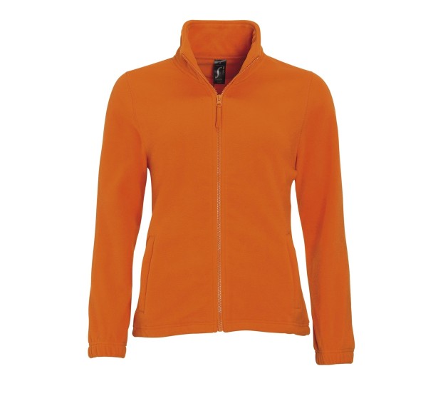 VESTE POLAIRE DE TRAVAIL FEMME ORANGE