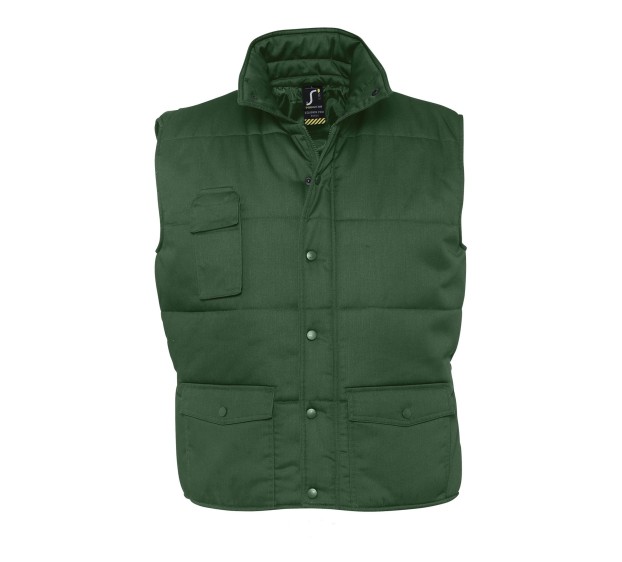 GILET CHAUD DE TRAVAIL HOMME/FEMME EQUINOX PRO VERT BOUTEILLE