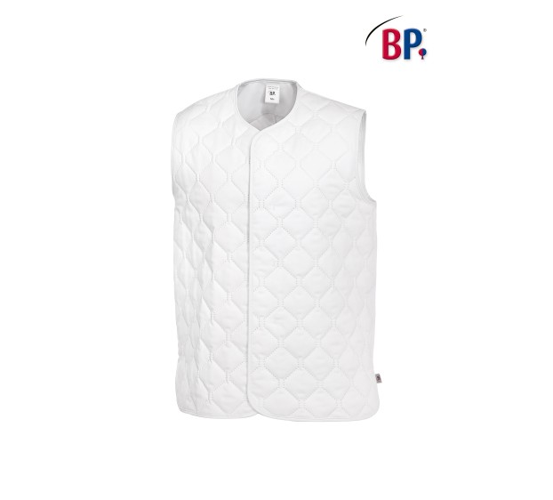 GILET DE TRAVAIL FROID MATELASSE BLANC 