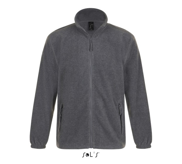VESTE POLAIRE HOMME GRIS CHINE T. 3XL