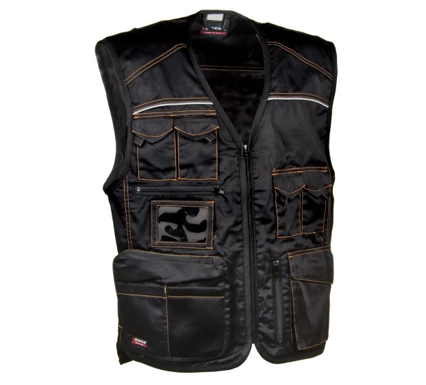 GILET DE TRAVAIL/BODYWARMER HOMME/FEMME EXPERT NOIR 