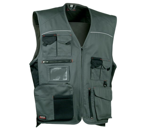 GILET DE TRAVAIL/BODYWARMER HOMME/FEMME EXPERT ANTRACITE