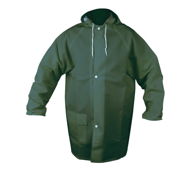 Veste de pluie PVC verte