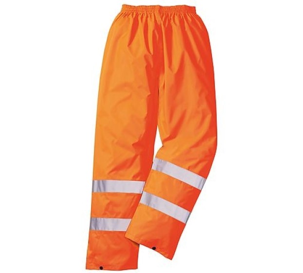 PANTALON DE PLUIE HAUTE VISIBILITÉ H440 ORANGE FLUO