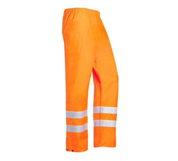 PANTALON DE PLUIE RÉFLÉCHISSANT BITORAY ORANGE FLUO