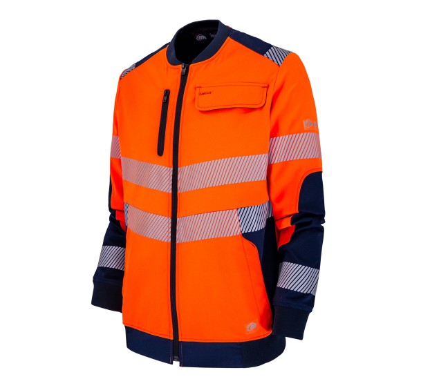 BLOUSON HAUTE VISIBILITE LUKLIGHT R-FLEX ORANGE FLUO