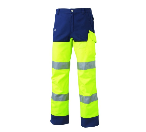 PANTALON RÉFLÉCHISSANT LIGHT VERY LIGHT JAUNE FLUO/MARINE