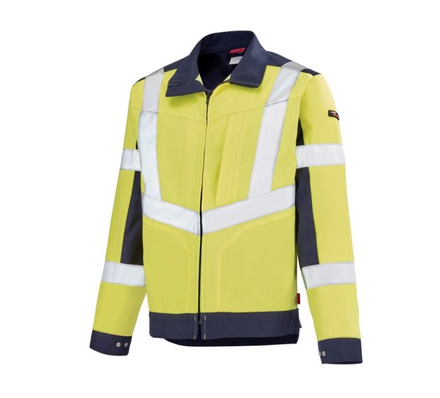 BLOUSON HAUTE VISIBILITÉ LUTEA MARINE/JAUNE FLUO