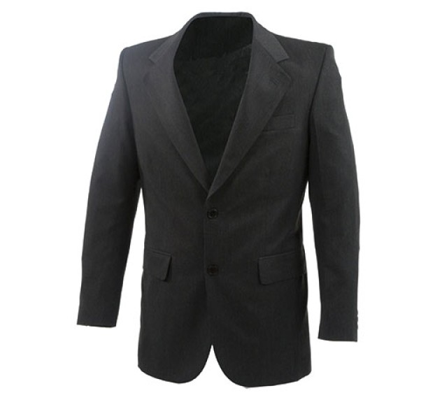 VESTE DE SERVEUR HOMME GRIS ANTHRACITE 