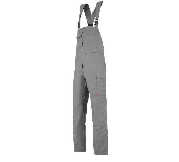 Cotte à bretelles 6MIM Gris acier taille 1