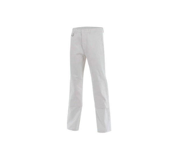 Pantalon avec poches genouillères Blanc