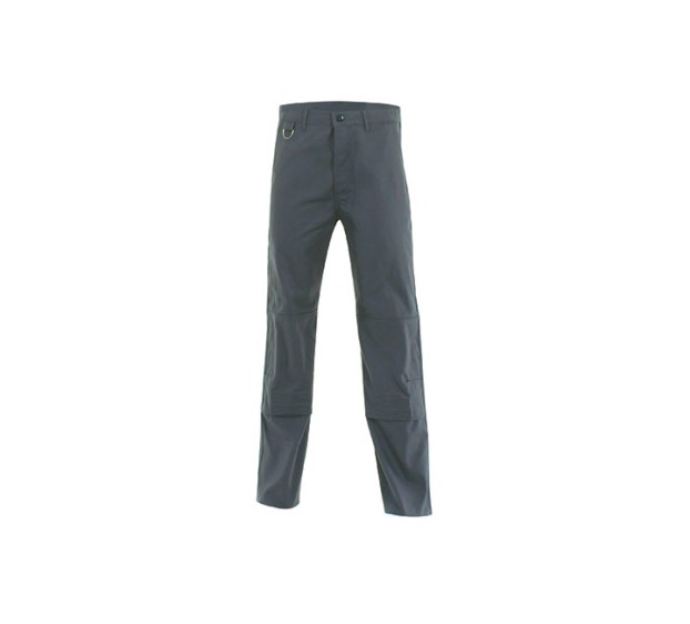 Pantalon avec poches genouillères Gris