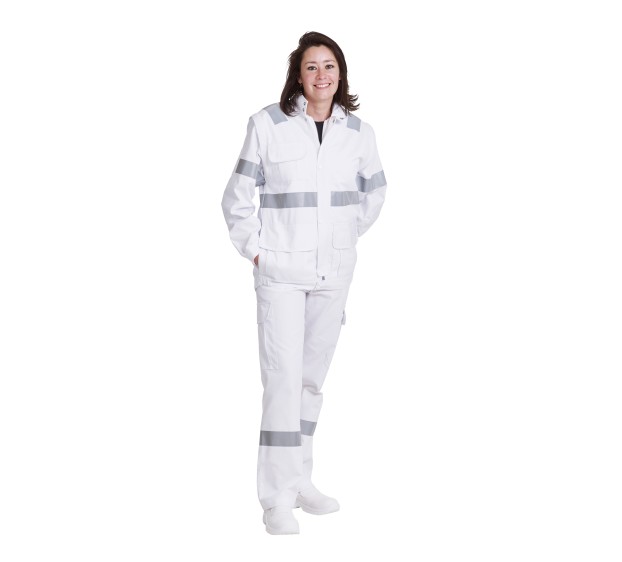 BLOUSON AMBULANCIER BLANC 