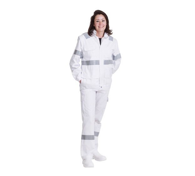 BLOUSON AMBULANCIER BLANC