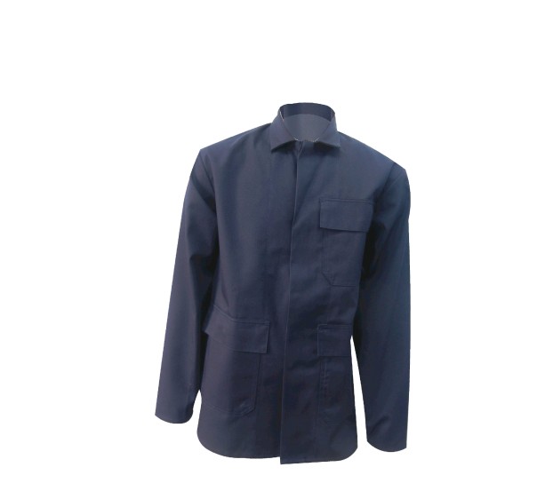 VESTE DE TRAVAIL ANTISTATIQUE/HYDROFUGE/IGNIFUGE FLAMESTAT MARINE