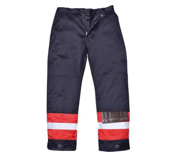 PANTALON ANTISTATIQUE  ORANGE/MARINE 