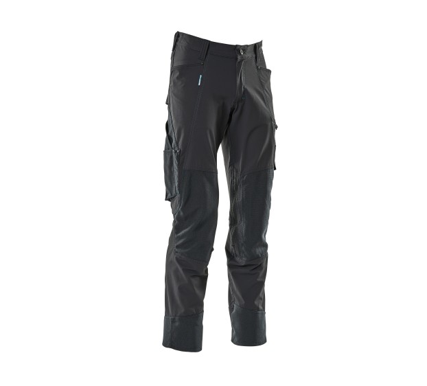 PANTALON DE TRAVAIL HOMME/FEMME ADVANCED AVEC POCHES GENOUILLÈRES MARINE FONCE