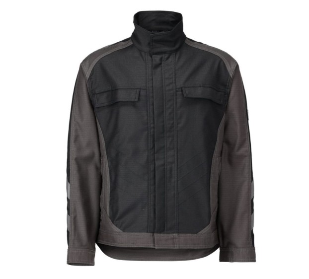 VESTE DE TRAVAIL HOMME/FEMME UNIQUE NOIR/ANTHRACITE FONCE