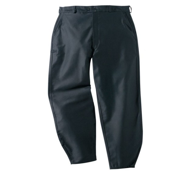 PANTALON DE TRAVAIL HOMME/FEMME DEMI-BALLON SAUMUR MOLESKINE NOIR EJ. M