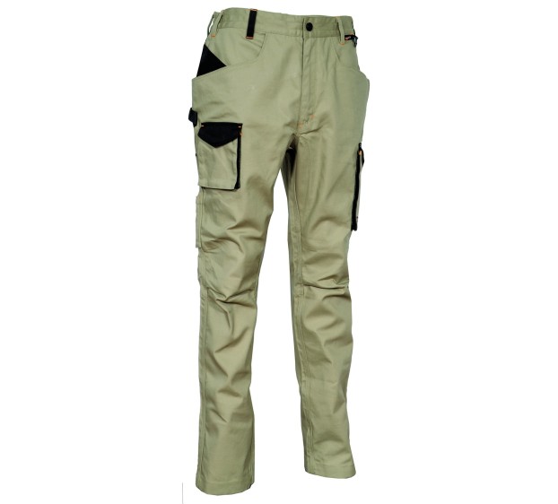 PANTALON DE TRAVAIL HOMME/FEMME MOMPACH BEIGE/NOIR 