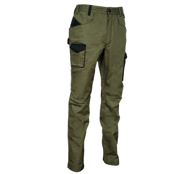 PANTALON DE TRAVAIL HOMME/FEMME MOMPACH TAUPE/NOIR 