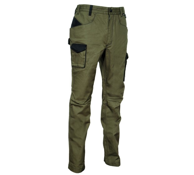 PANTALON DE TRAVAIL HOMME/FEMME MOMPACH TAUPE/NOIR