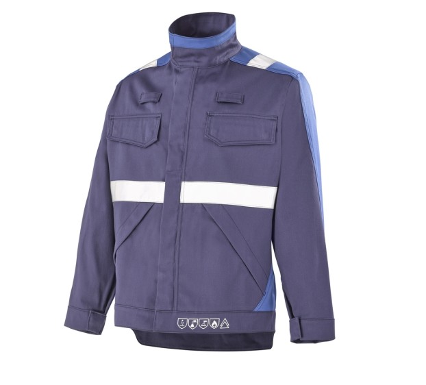 BLOUSON MUTLIRISQUE BICOLORE MARINE/BUGATTI