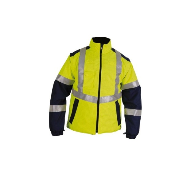 VESTE RÉFLÉCHISSANTE HOMME/FEMME ATEX ALEXIS JAUNE FLUO