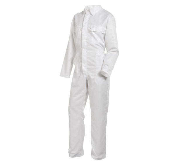 COMBINAISON ANTISTATIQUE ESD BLANC