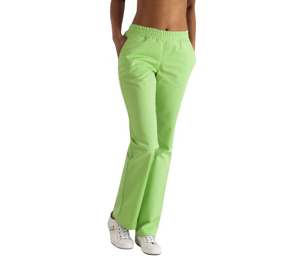 PANTALON DE TRAVAIL FEMME BERTY VERT POMME