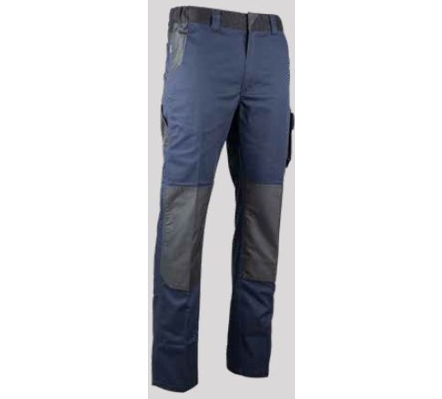 PANTALON DE TRAVAIL HOMME/FEMME HERCULE BLEU FONCE/NOIR 