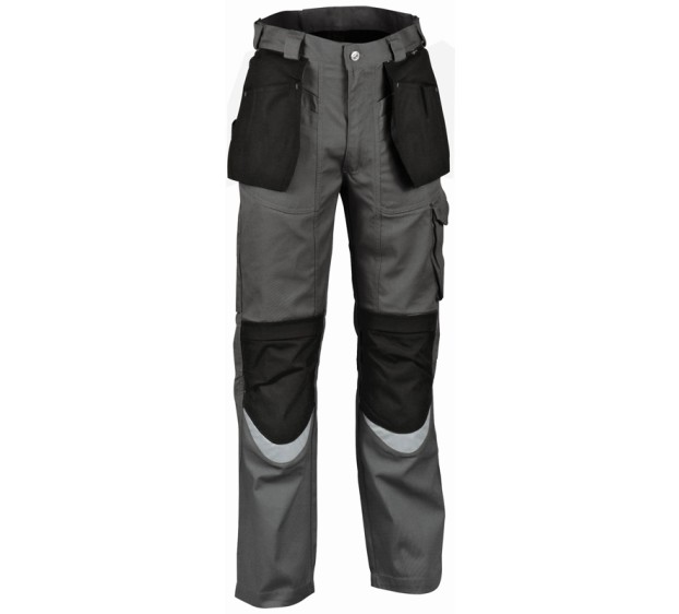 PANTALON DE TRAVAIL HOMME/FEMME BRICKLAYER GRIS/NOIR