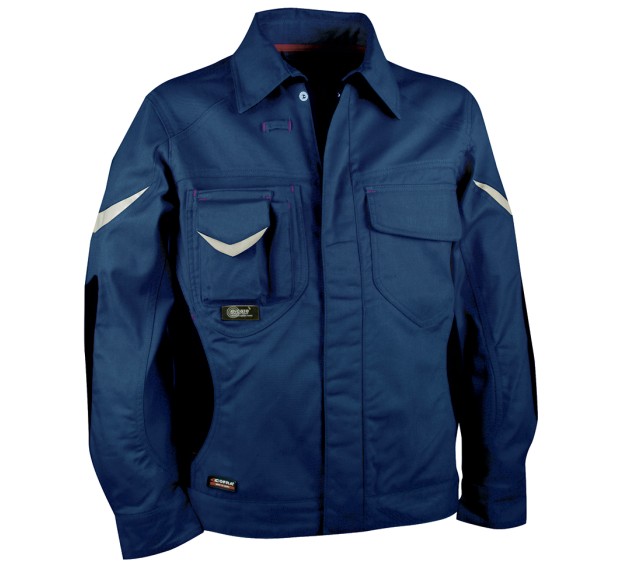 VESTE DE TRAVAIL HOMME/FEMME WORKMASTER MARINE/NOIR