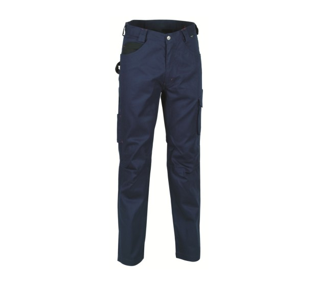 PANTALON DE TRAVAIL HOMME/FEMME WALKLANDER Marine/Noir