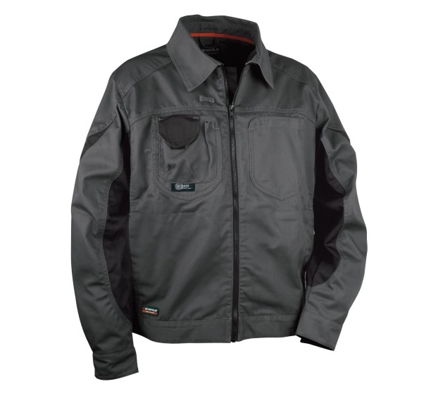 VESTE DE TRAVAIL HOMME/FEMME WORKMAN ANTHRACITE/NOIR