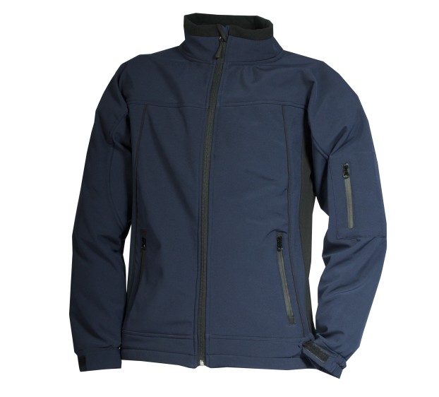 VESTE SOFTSHELL HIVER DE TRAVAIL HOMME/FEMME CRAFT WORKER BLEU NAVY/NOIR