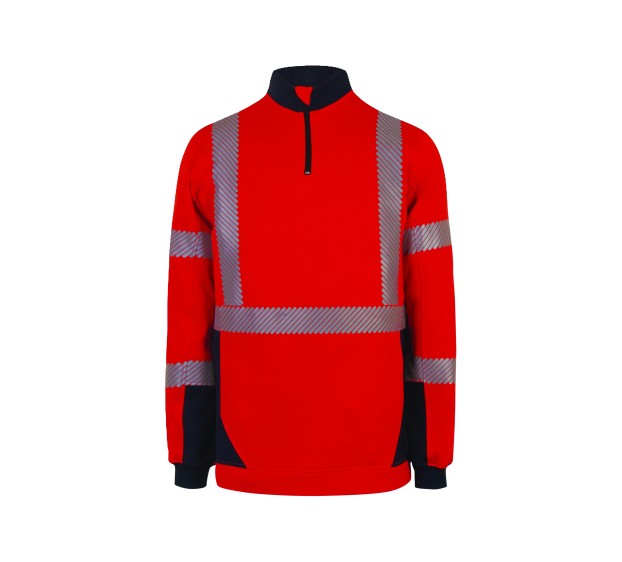 SWEAT DARWIN ROUGE/MARINE 